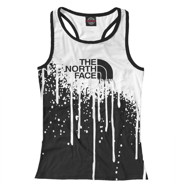 Женская майка-борцовка с изображением The North Face цвета Белый