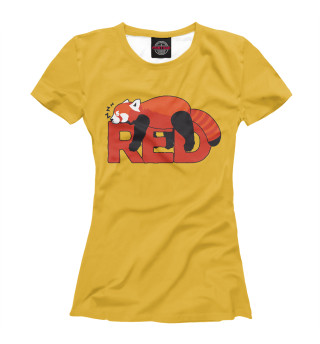 Женская футболка Red Panda