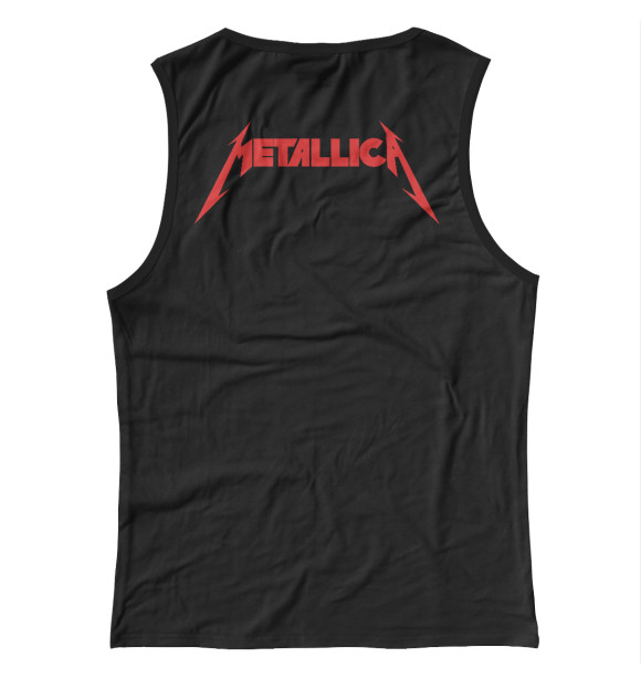 Майка для девочки с изображением Metallica цвета Белый