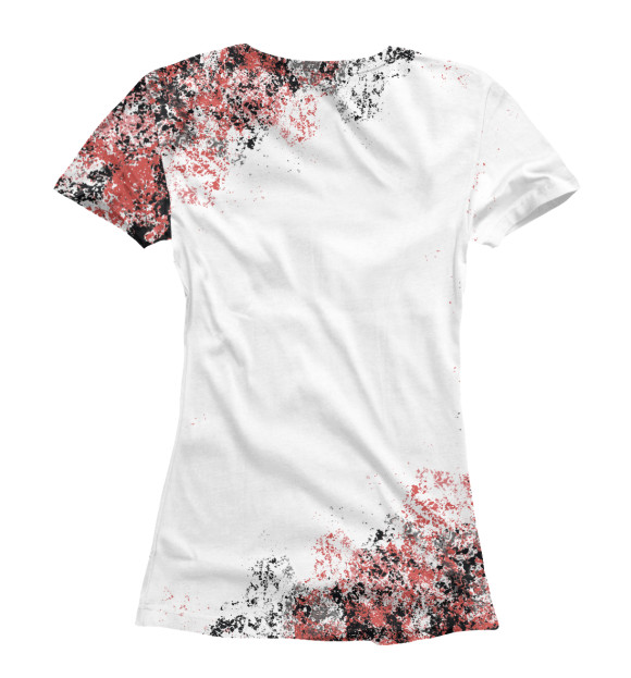 Футболка для девочек с изображением Алиса - рок группа краска цвета Белый