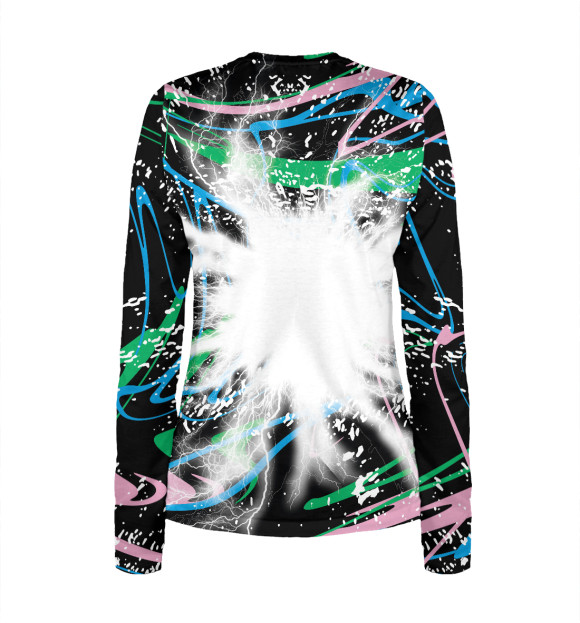 Женский лонгслив с притом Toca Boca цвета Белый Женский лонгслив с изображением Toca Boca цвета Белый