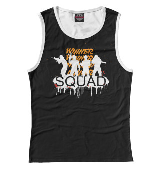 Майка для девочки Squad Winner Black