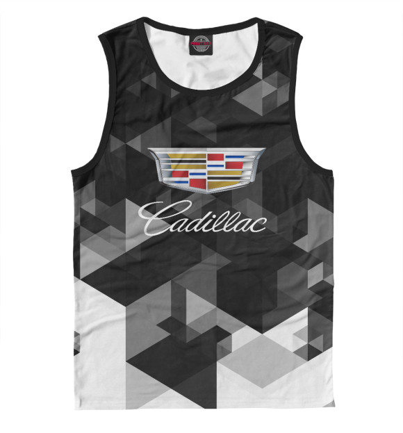 Майка для мальчика с изображением Cadillac цвета Белый