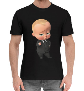 Мужская хлопковая футболка Босс Молокосос