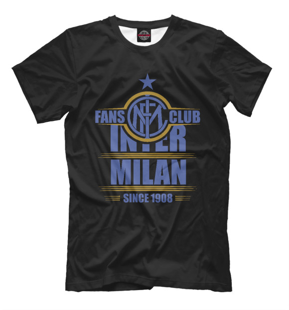 Мужская футболка с изображением Inter Milan цвета Белый