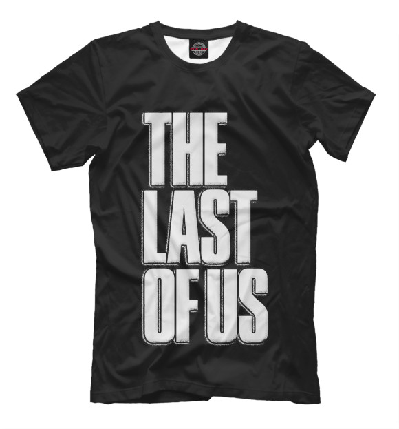 Мужская футболка с изображением The Last of Us цвета Белый