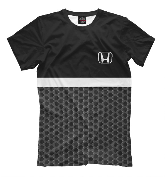Футболка для мальчиков с изображением Honda цвета Черный