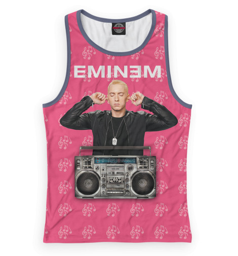 

Майки борцовки Print Bar, Розовый, Eminem
