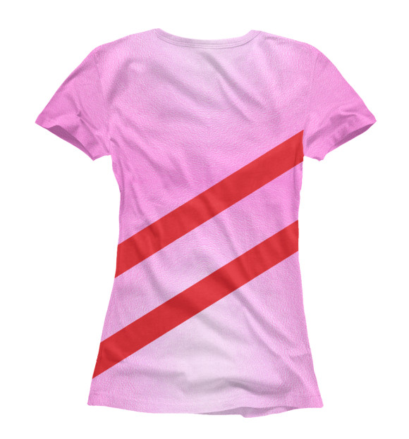 Женская футболка с изображением Ксюша не подарок цвета Белый