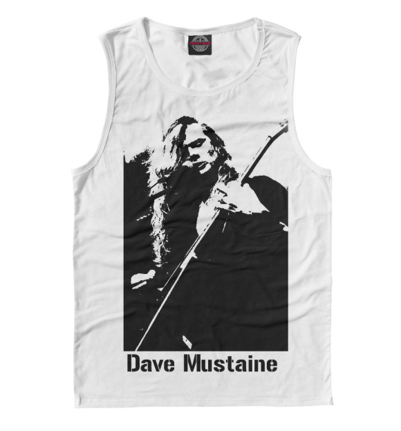 Майка для мальчика с изображением Dave Mustaine цвета Белый
