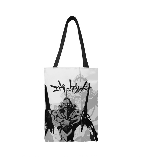 Сумка-шоппер с изображением Евангелион цвета 