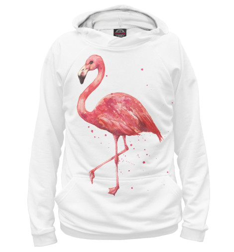 

Худи Print Bar, Белый, Розовый фламинго