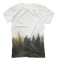 Мужская футболка Лесной пейзаж
