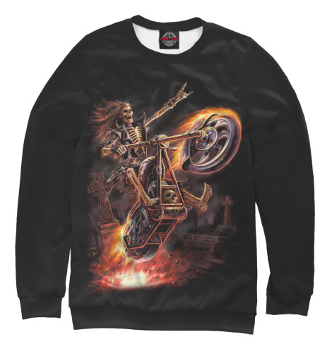 

Свитшоты Print Bar, Белый, Мертвый всадник