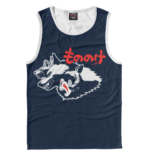 

Майки Print Bar, Белый, Принцесса Мононоке. Princess Mononoke