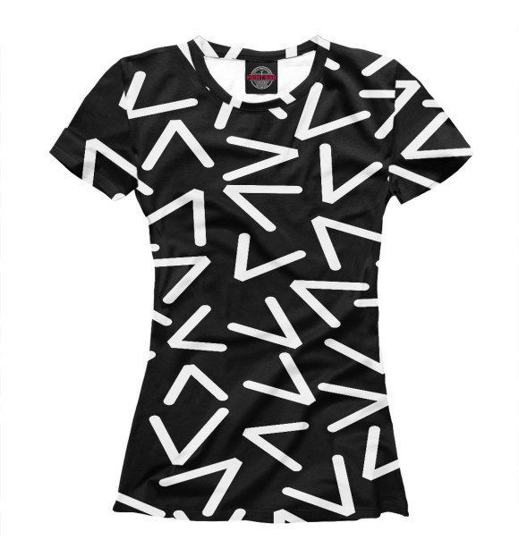 Женская футболка с изображением Галки цвета Белый