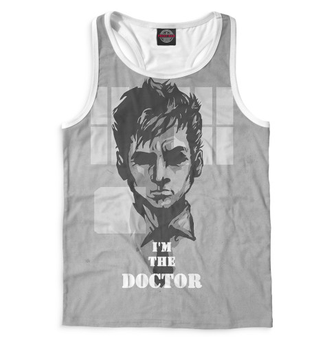 

Майки борцовки Print Bar, Белый, Доктор Кто