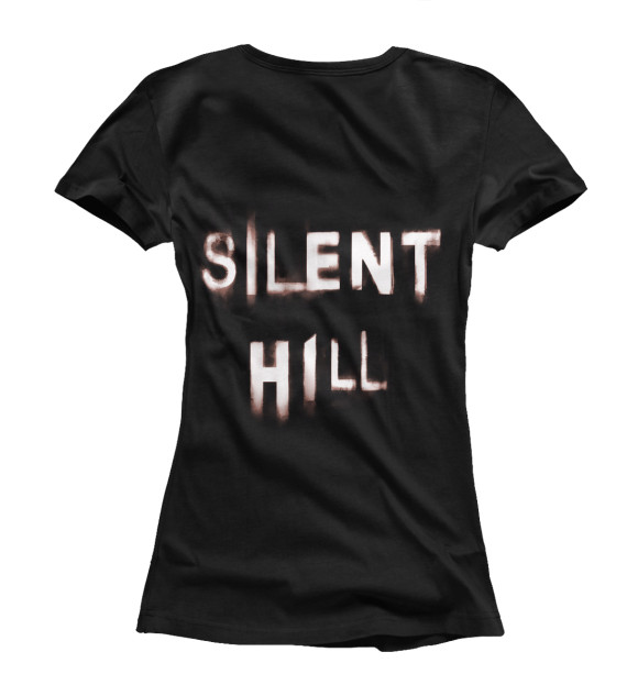 Женская футболка с изображением Silent Hill цвета Белый