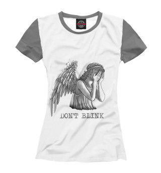 Женская футболка Плачущий ангел