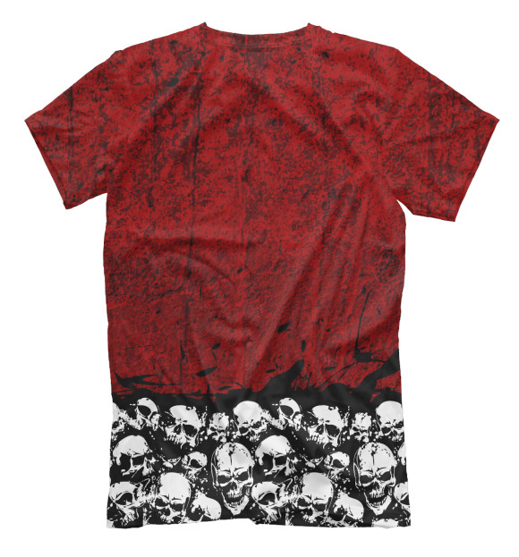 Мужская футболка с изображением Slayer Red цвета Белый