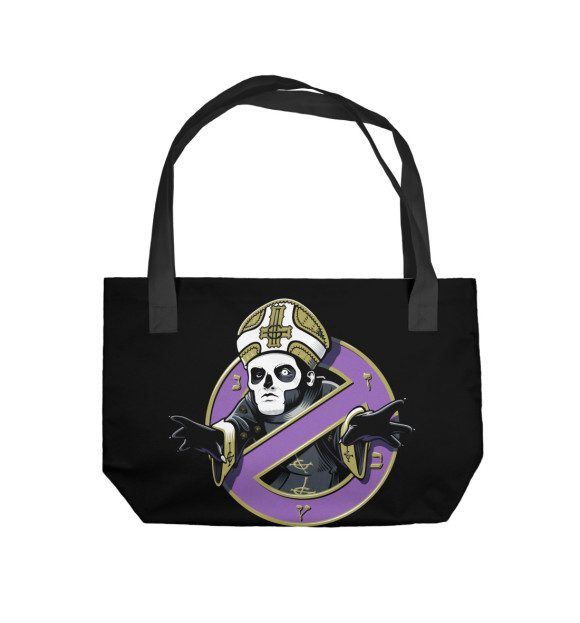 Пляжная сумка с изображением Ghost цвета 
