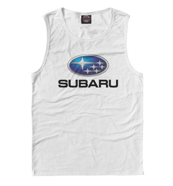 Майка для мальчика с изображением Subaru цвета Белый
