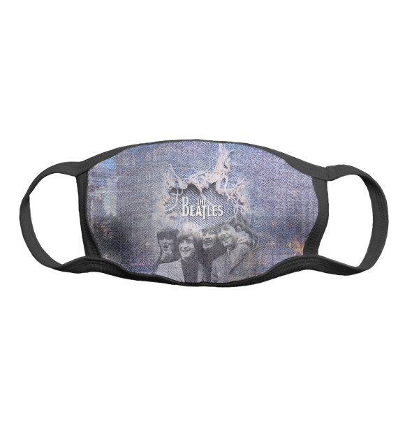 Маска тканевая с притом Ливерпульская четвёрка цвета Белый Маска тканевая с изображением Ливерпульская четвёрка цвета Белый