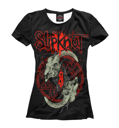 

Футболки Print Bar, Белый, Slipknot