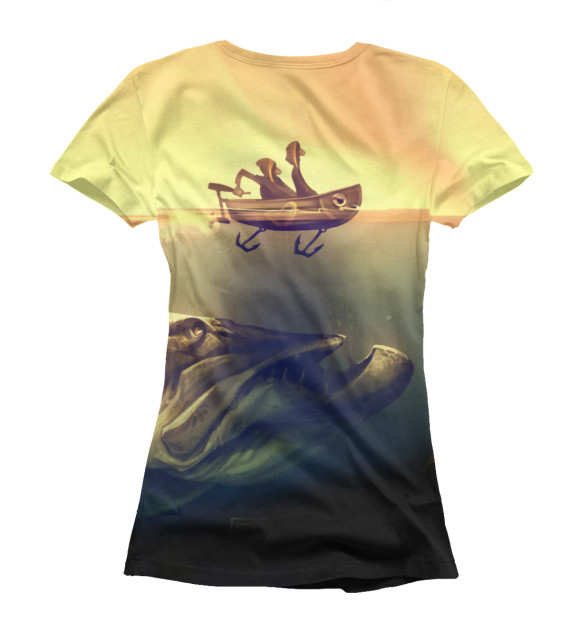 Футболка для девочек с изображением Плохой день на рыбалке лучше чем хороший день на работе цвета Белый