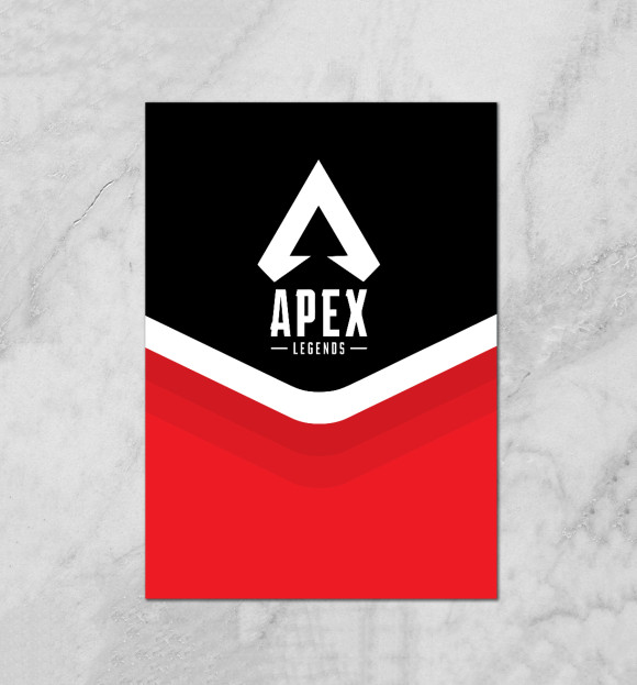 Плакат с изображением Apex Legends Bloodhound цвета Белый