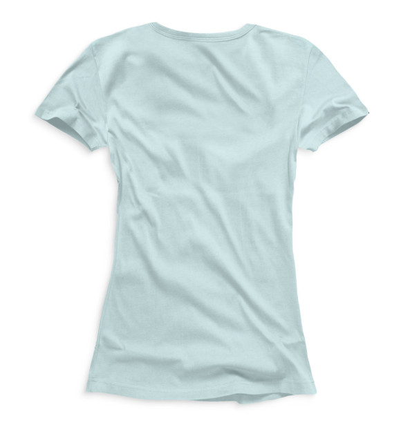 Женская футболка с изображением Сова на ветке цвета Белый