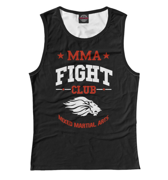 Майка для девочки с изображением MMA Fight Club цвета Белый