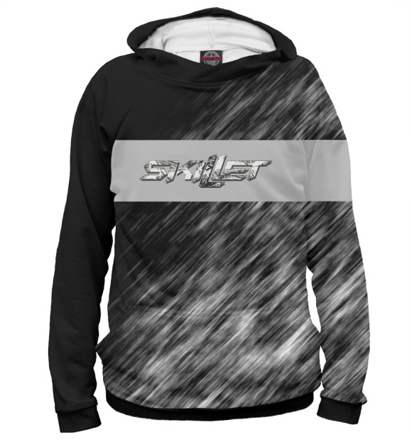 Женское худи с изображением Skillet цвета Белый