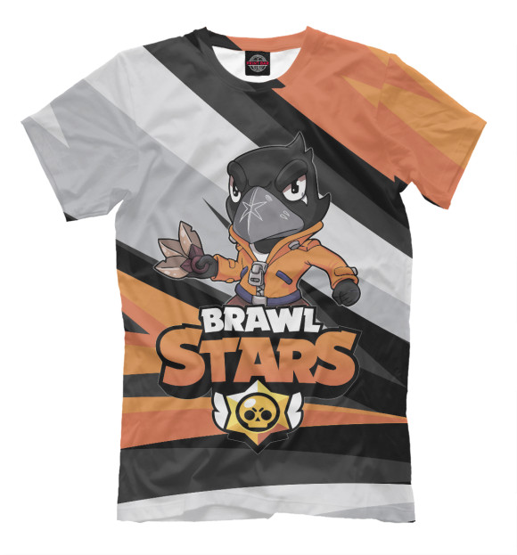 Футболка для мальчиков с изображением Brawl Stars цвета Белый