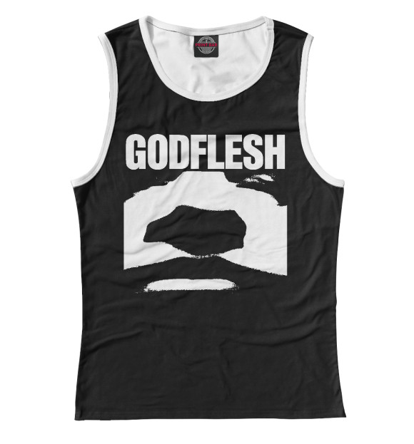 Майка для девочки с изображением Godflesh цвета Белый