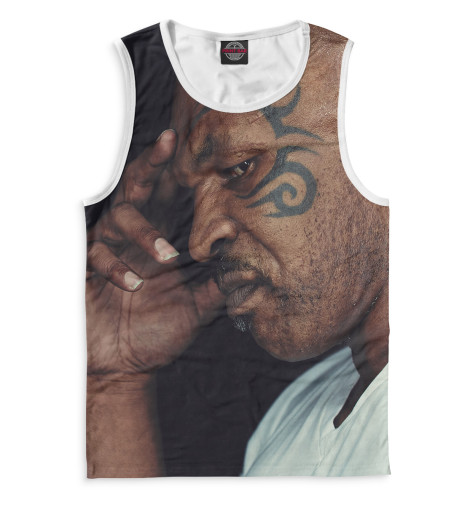 

Майки Print Bar, Белый, Майк Тайсон