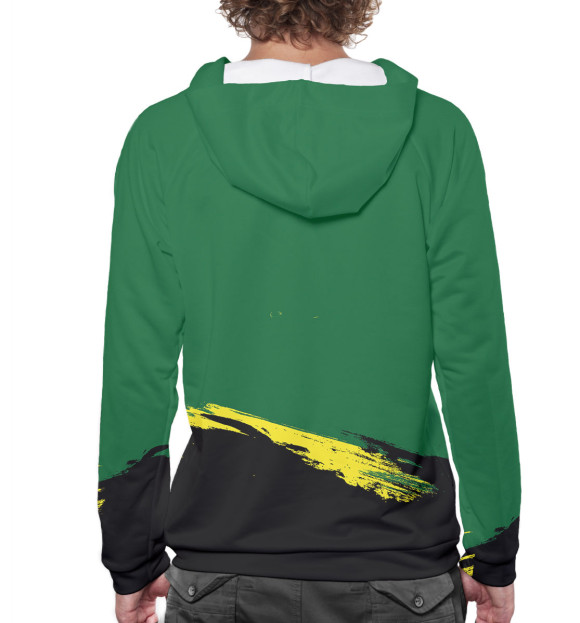 Мужское худи с изображением ФССП цвета Белый