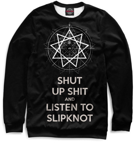 

Свитшоты Print Bar, Белый, Slipknot