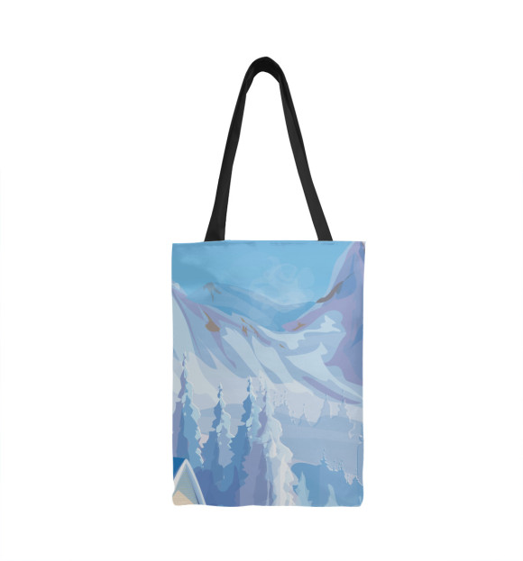 Сумка-шоппер с изображением Winter цвета 