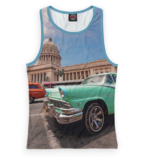 

Майки борцовки Print Bar, Белый, Автомобили на Кубе