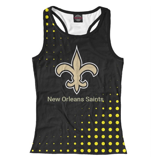 Женская майка-борцовка с изображением Американский футбол цвета Белый