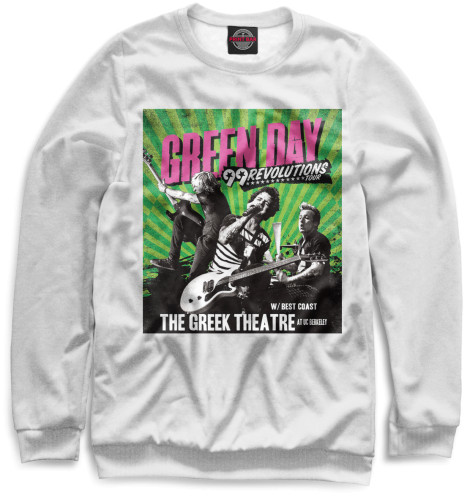 

Свитшоты Print Bar, Белый, Green Day