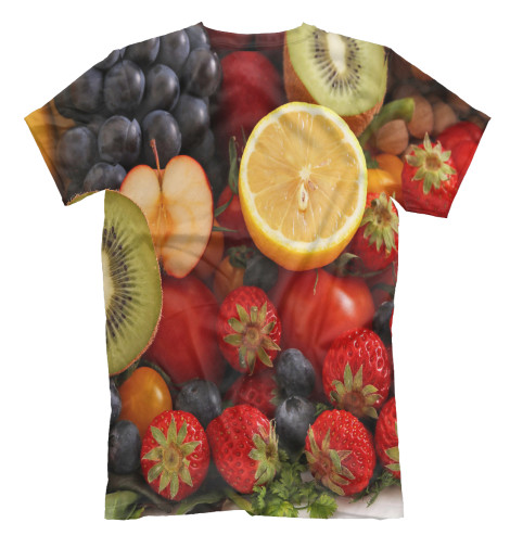 

Футболки Print Bar, Молочно-белый, Фрукты