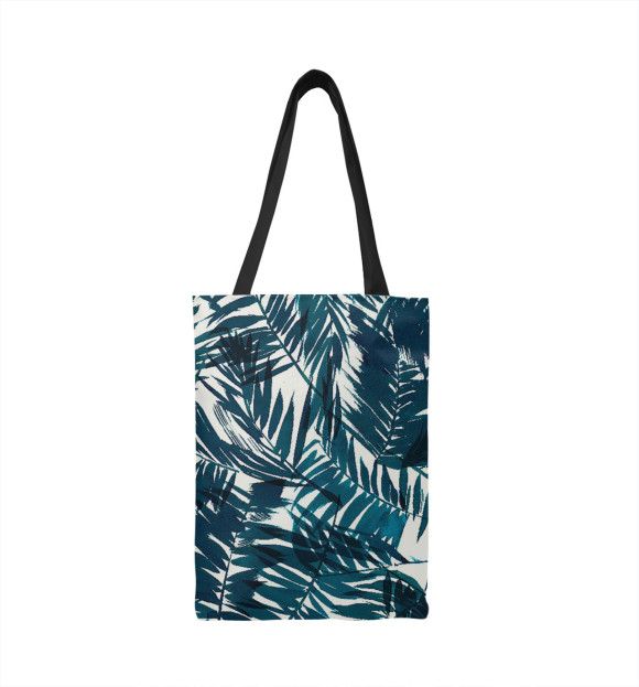 Сумка-шоппер с изображением Пальмовые листья цвета 