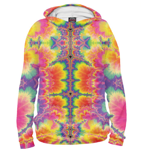 

Худи Print Bar, Белый, Acid Flash