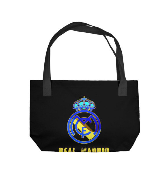 Пляжная сумка с изображением FC Real Madrid цвета 