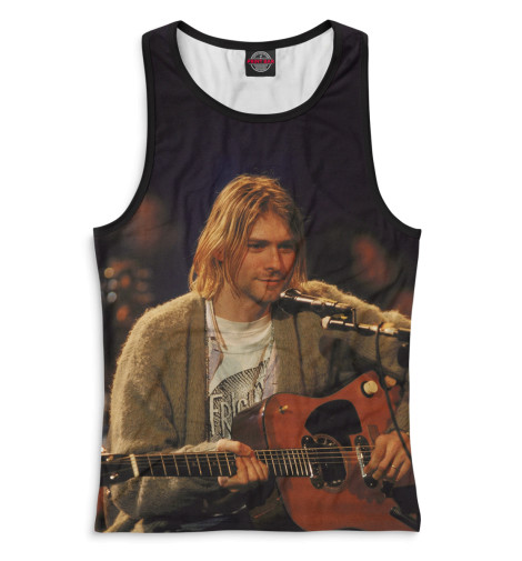 

Майки борцовки Print Bar, Белый, Kurt Cobain