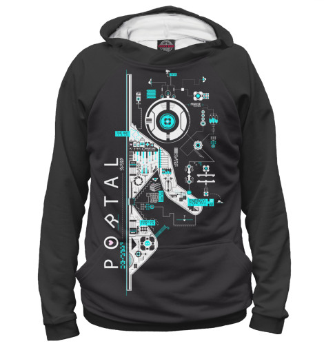 

Худи Print Bar, Белый, Portal