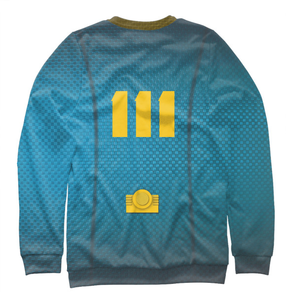 Свитшот для мальчиков с изображением Комбинезон Убежища цвета Белый