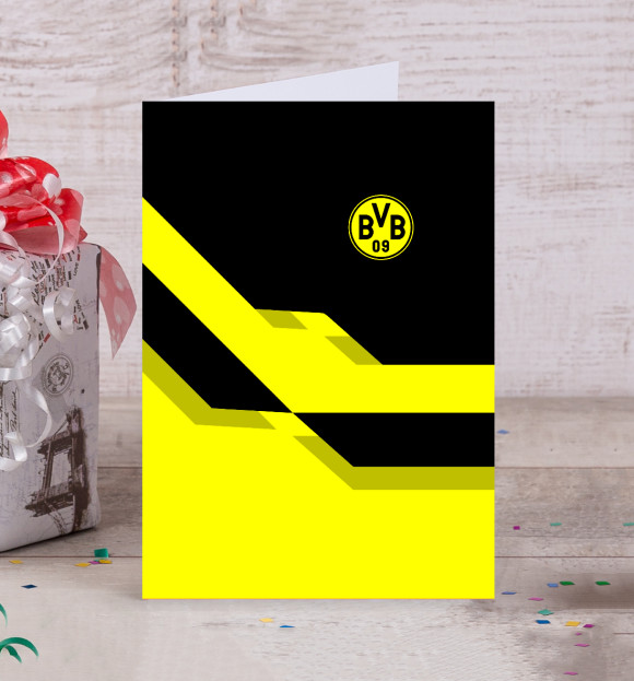 Открытка с изображением Borussia Dortmund цвета Белый